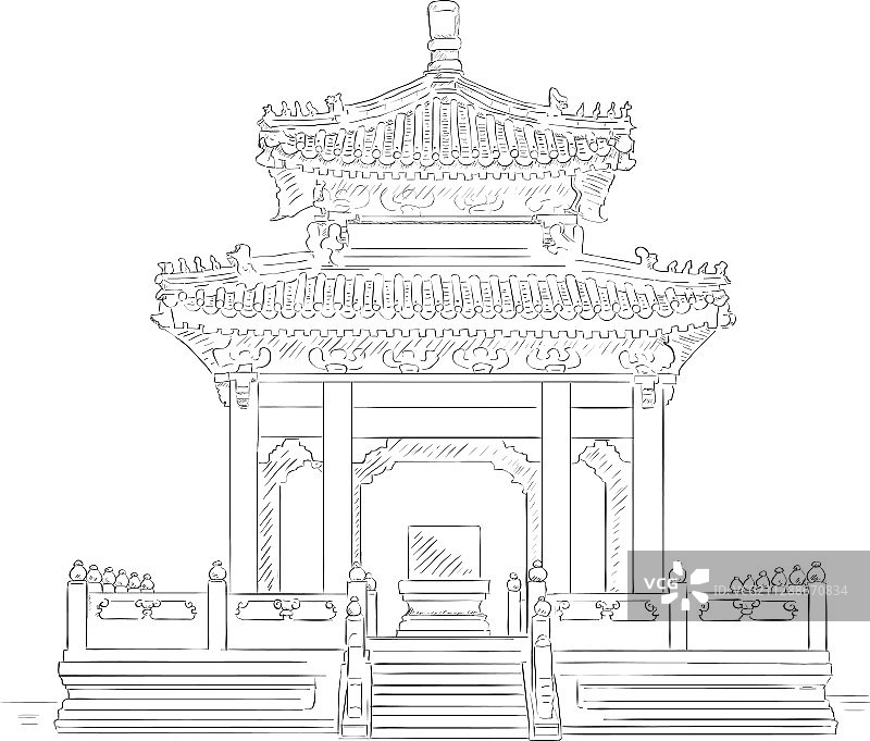 泰国与中国友谊亭图片素材