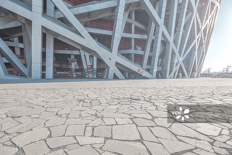 中国北京市：国家体育场（鸟巢）图片素材