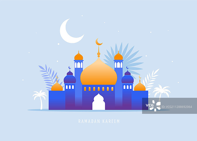 斋月节贺卡图片素材