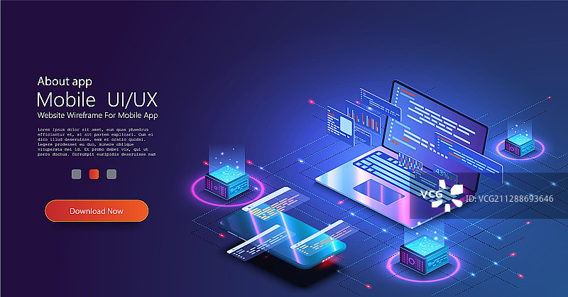 编程和软件开发网页图片素材