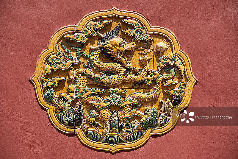 故宫影壁图片素材