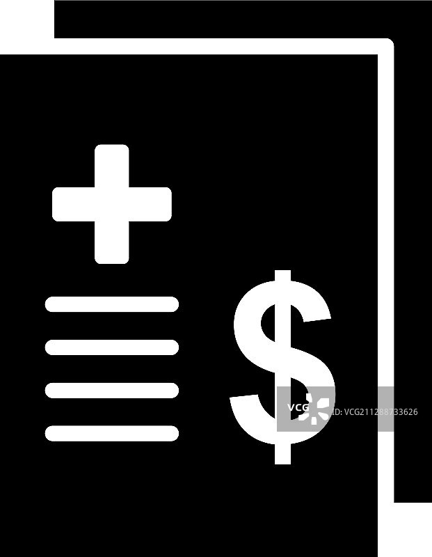 文档—账单图标设计模板图片素材