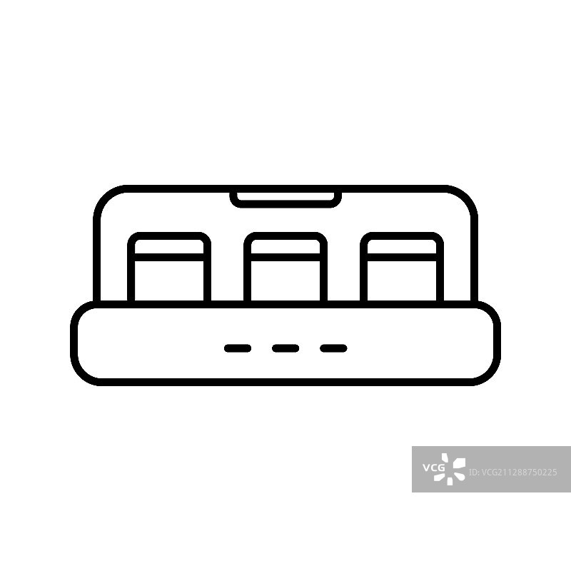 带玻璃的矩形酸奶机或消毒器图片素材