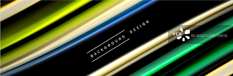 丝绸和流畅的流波海报设计色彩图片素材