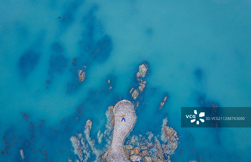 山东长岛海边图片素材