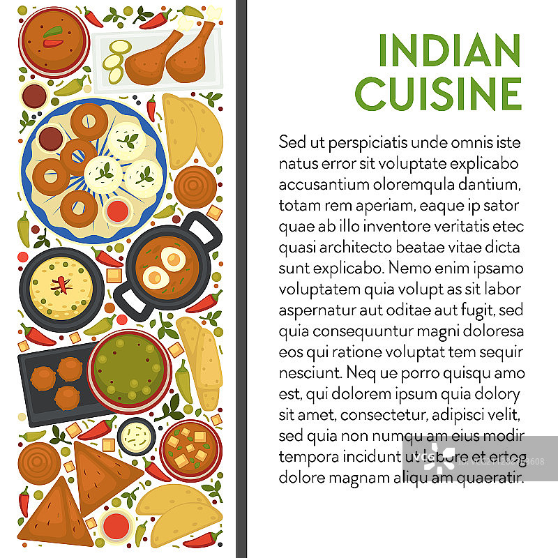传统印度美食banner模板图片素材