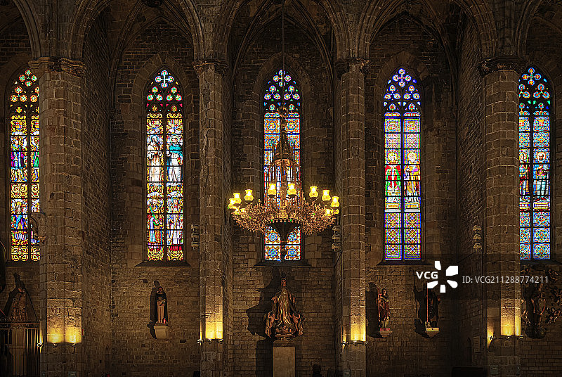 巴塞罗那海洋圣母圣殿图片素材