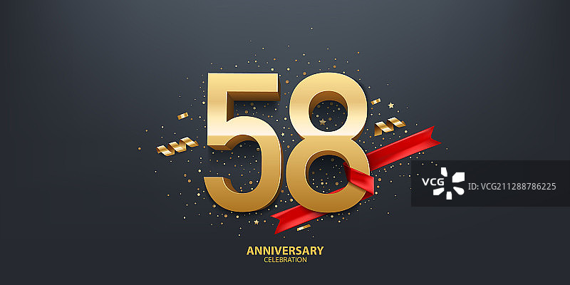 58周年纪念背景图片素材