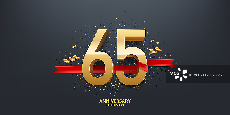 65周年纪念背景图片素材