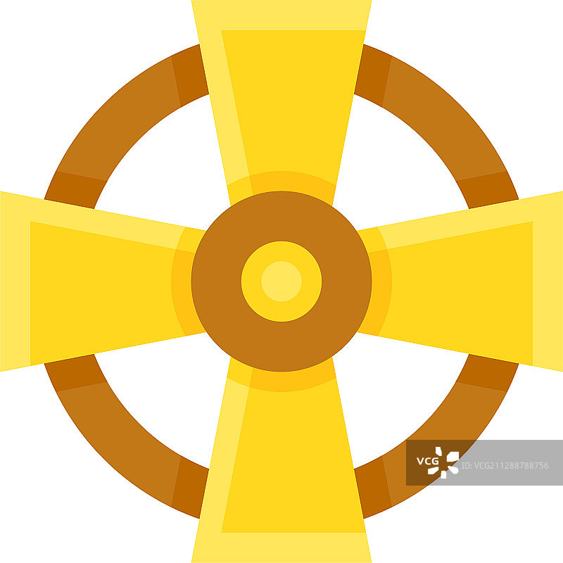 凯尔特十字架图标圣帕特里克节相关图片素材