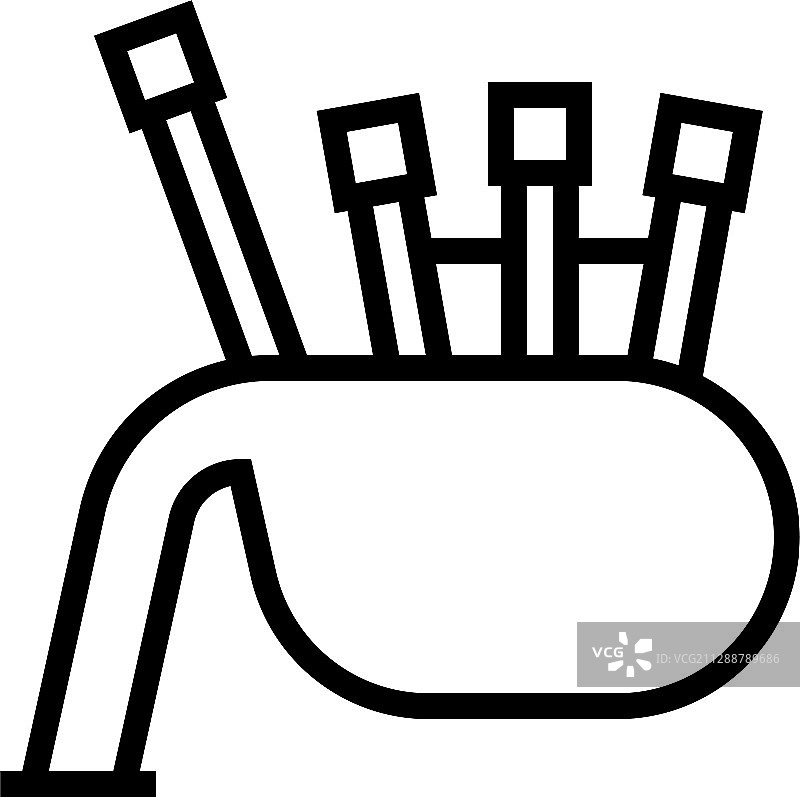 风笛图标圣帕特里克节相关图片素材