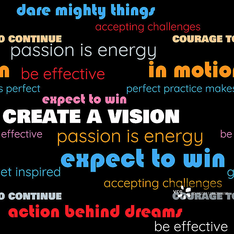 彩色文字排版图案图片素材