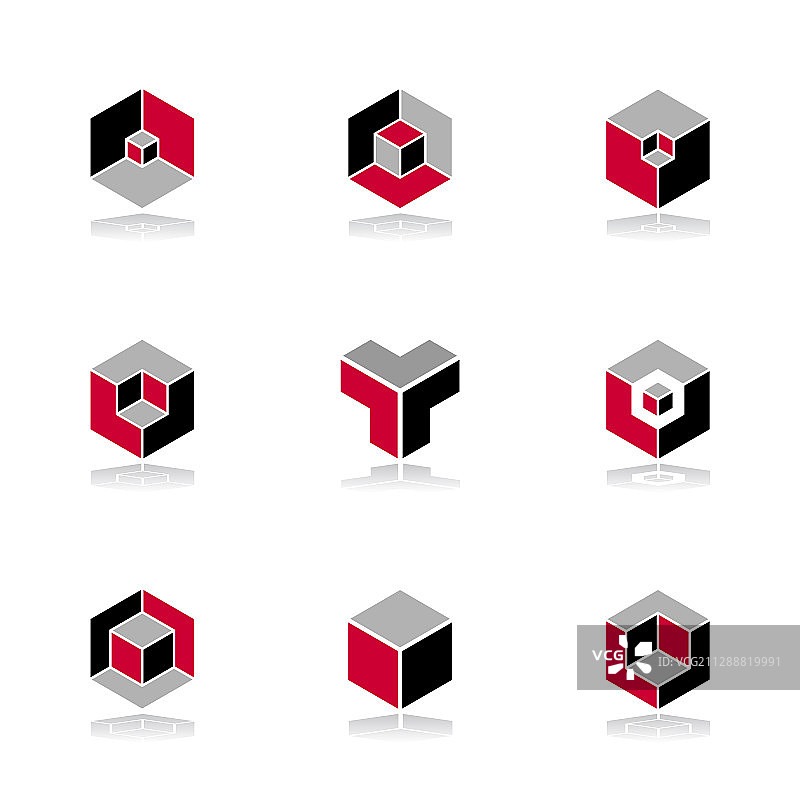 2.5D设计元素图片素材