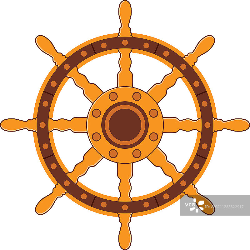 船的操舵轮图片素材