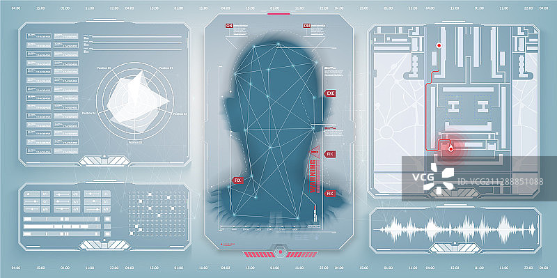 生物识别或识别系统图片素材