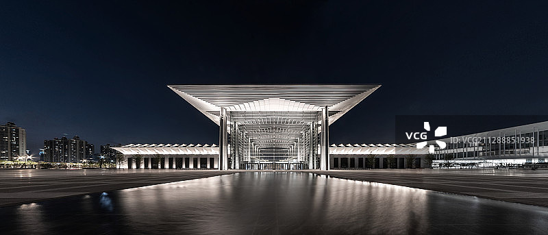 西安会展中心浐灞图片素材