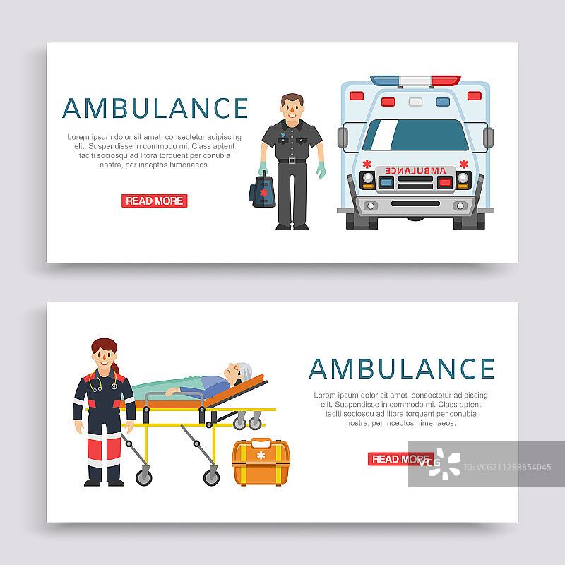 救护车医生护理人员急救服务图片素材