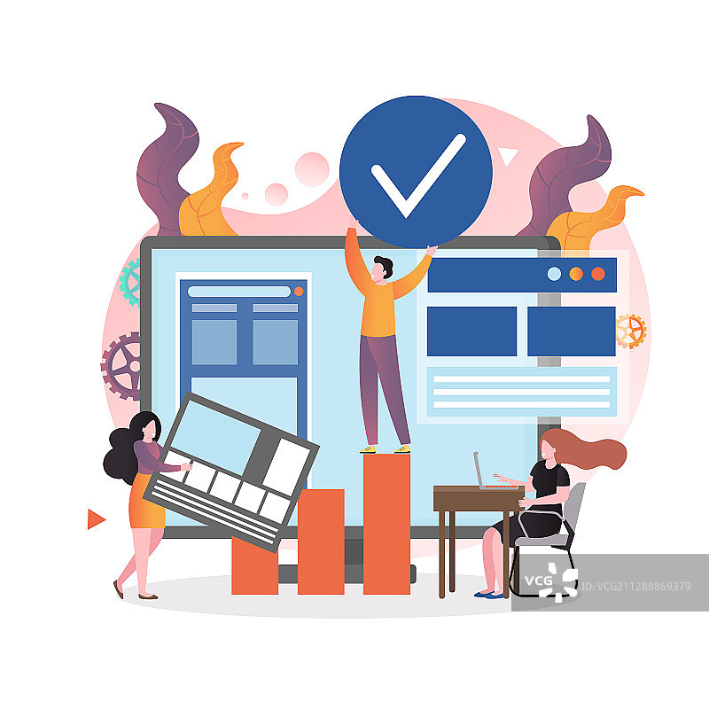 网页设计师服务概念Web素材图片素材