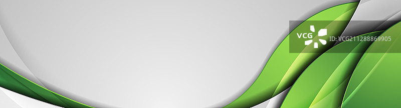 绿色灰色抽象光面波浪企业背景图片素材