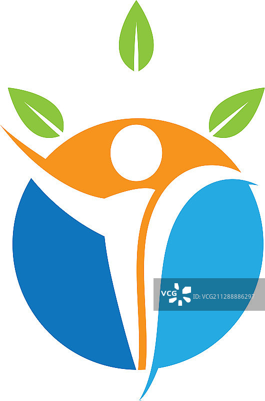 养生Logo图标模板图片素材