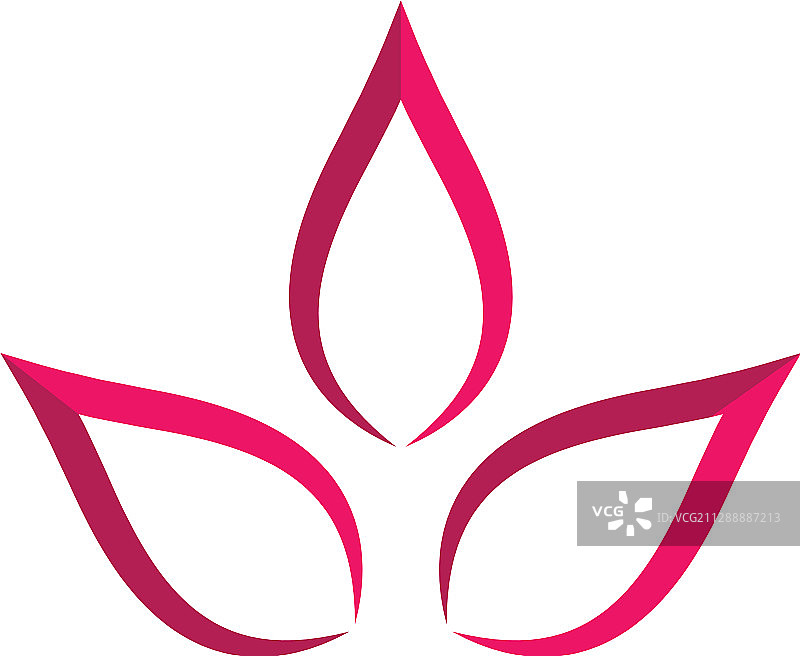 莲花象征图标图片素材