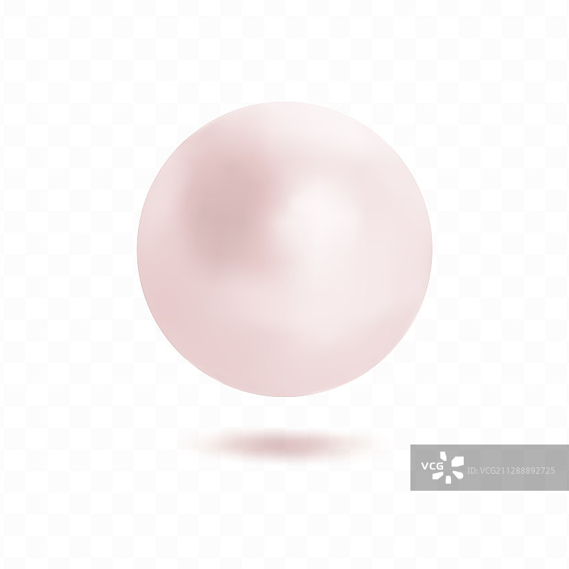 透明背景上的孤立珍珠图片素材