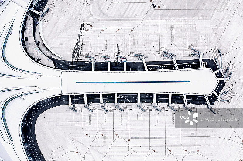 青岛胶东国际机场航拍图图片素材