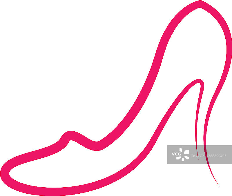 高跟鞋图标图片素材