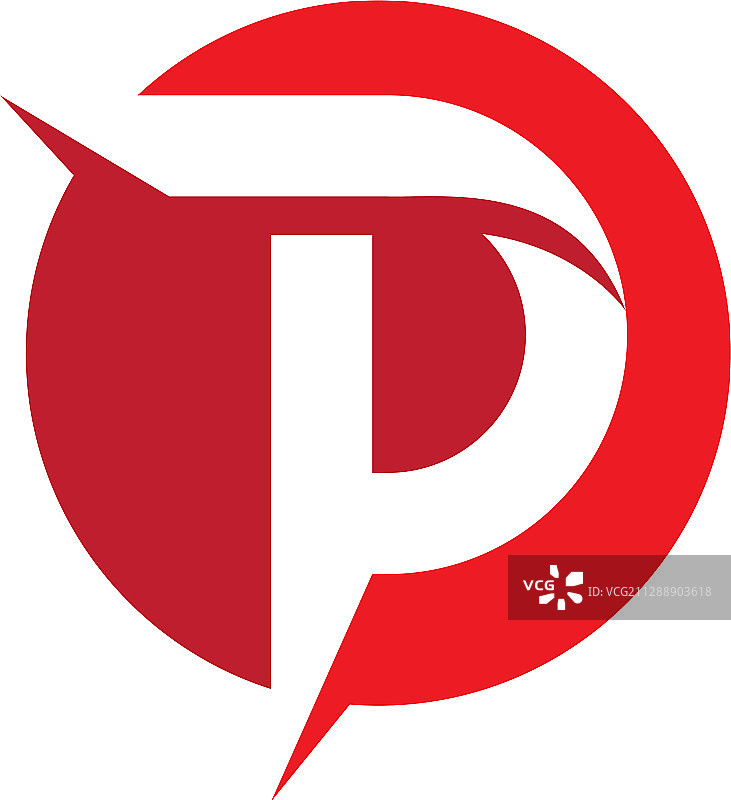 字母P符号设计图片素材