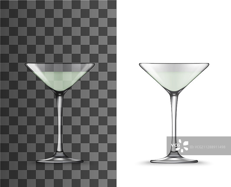 高脚杯马提尼鸡尾酒3D模型图片素材