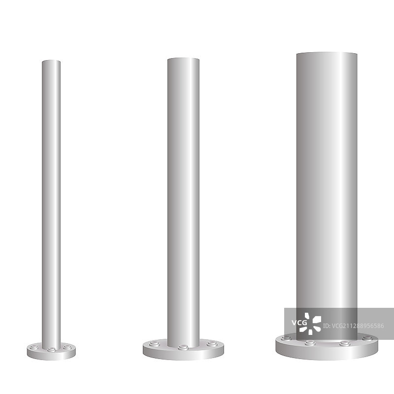 金属柱金属杆图片素材