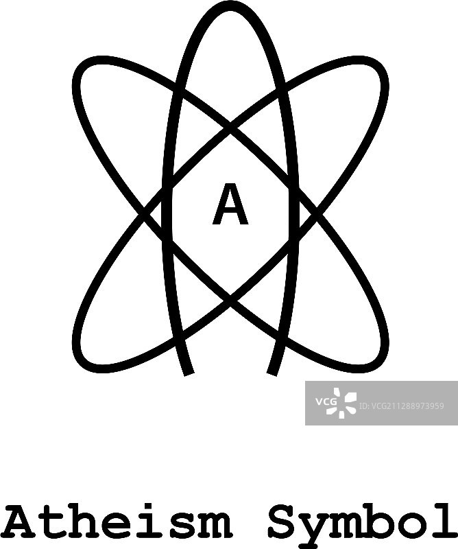 无神论符号图标图片素材