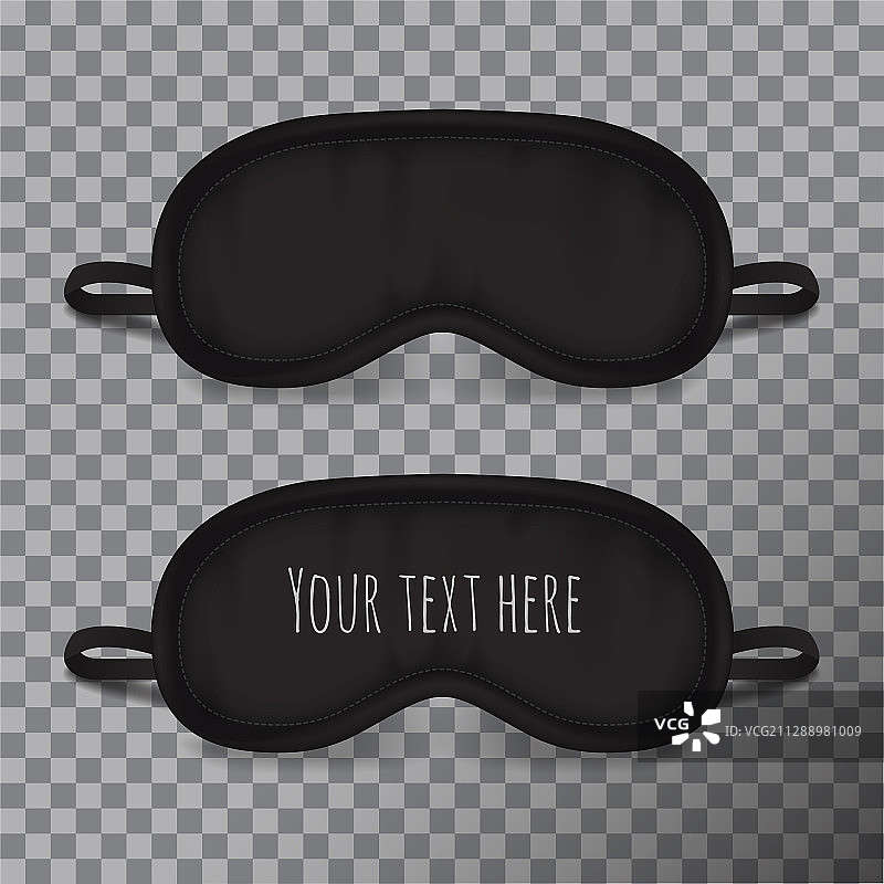 黑色眼罩模型图片素材