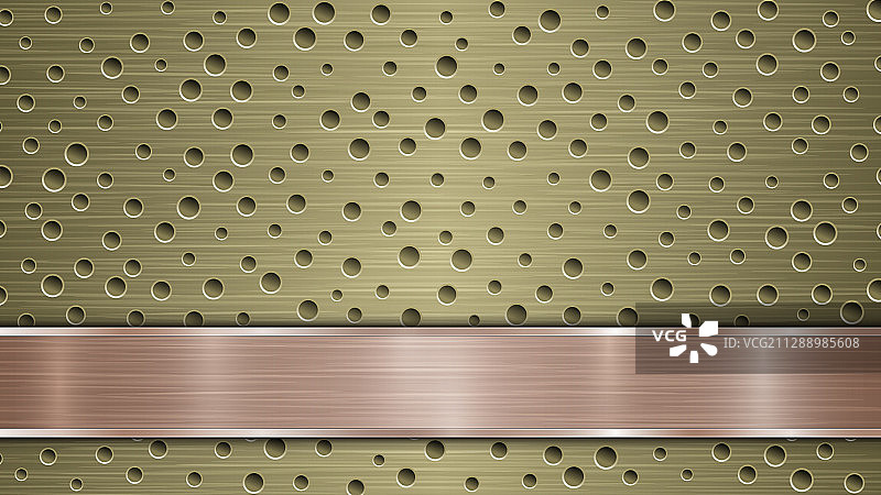 金属背景与孔和抛光板图片素材