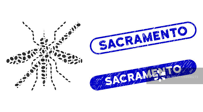 椭圆拼贴无蚊虫涂鸦萨克拉门托图片素材