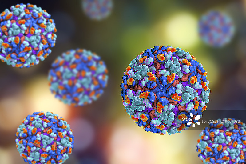 巴马森林病毒图示图片素材