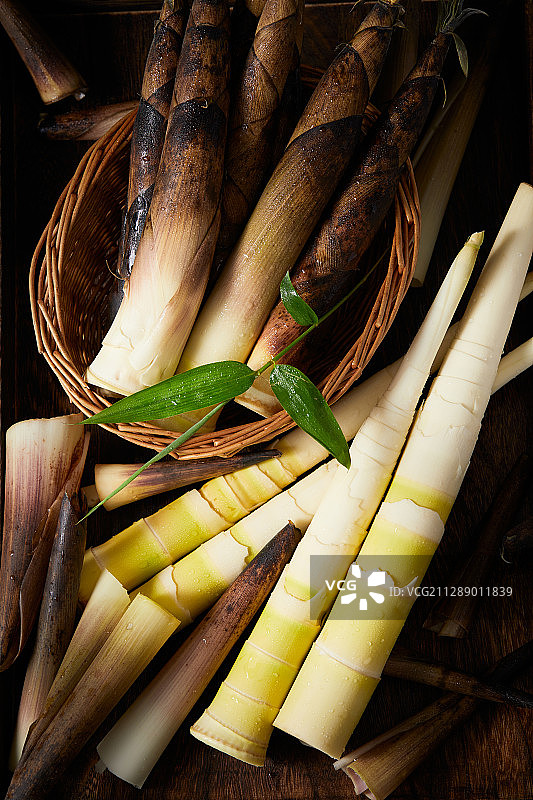 新鲜竹笋图片素材