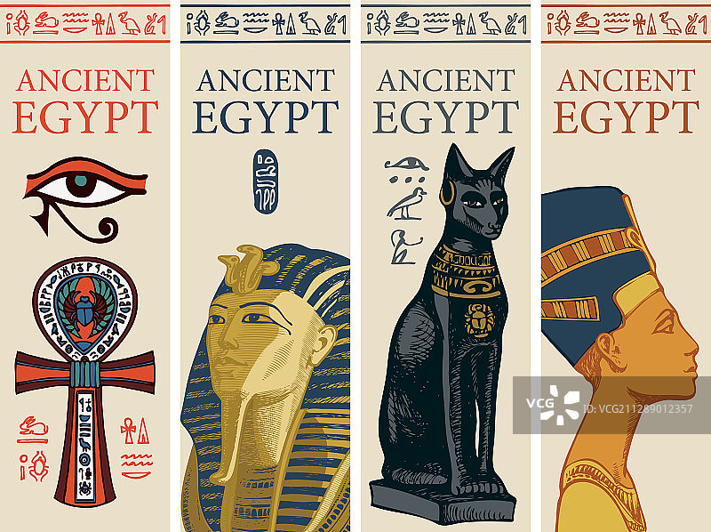 埃及符号旅行banner图片素材