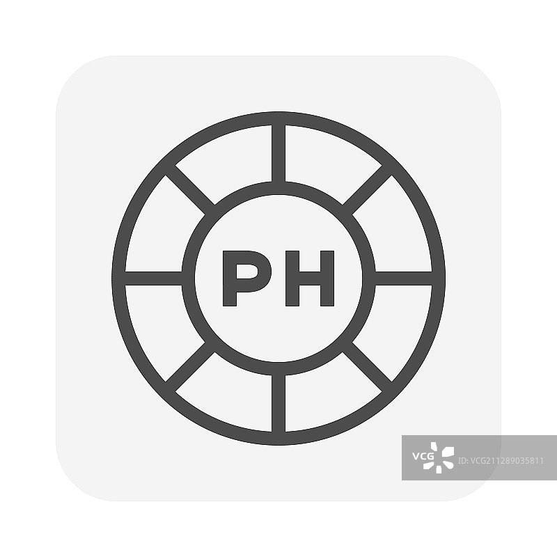 pH值刻度图标图片素材