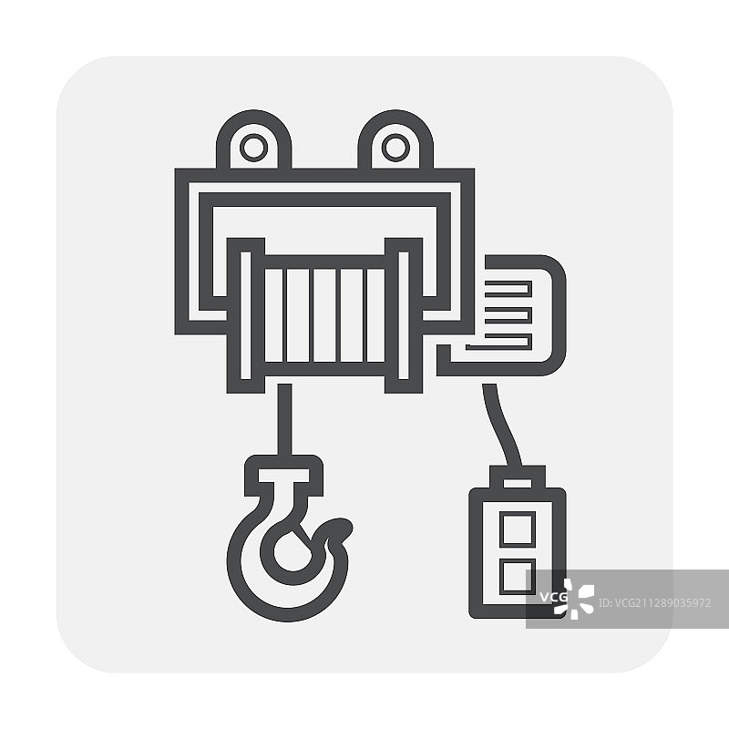 绞盘黑色图标图片素材