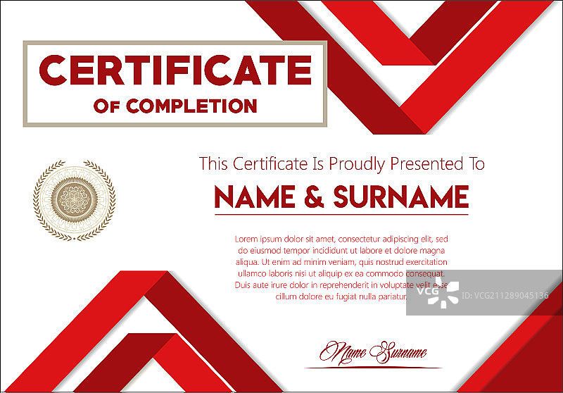 现代设计证书文凭模板图片素材