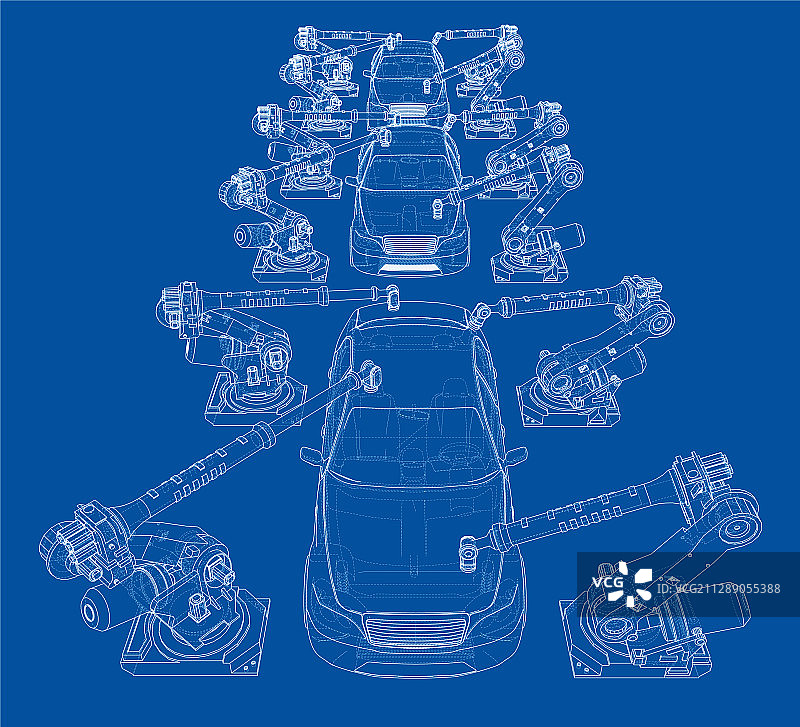 组装汽车图片素材