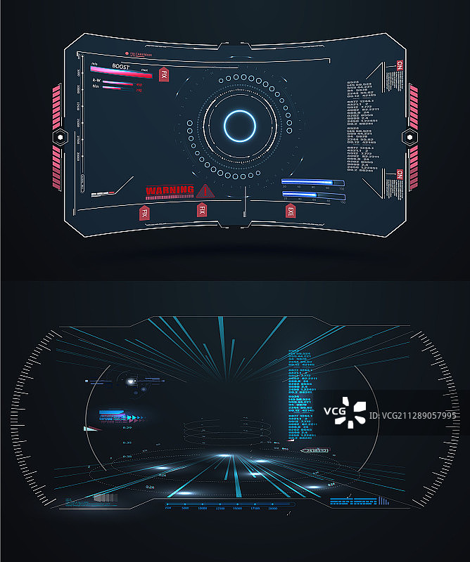未来科技VR抬头显示器设计图片素材