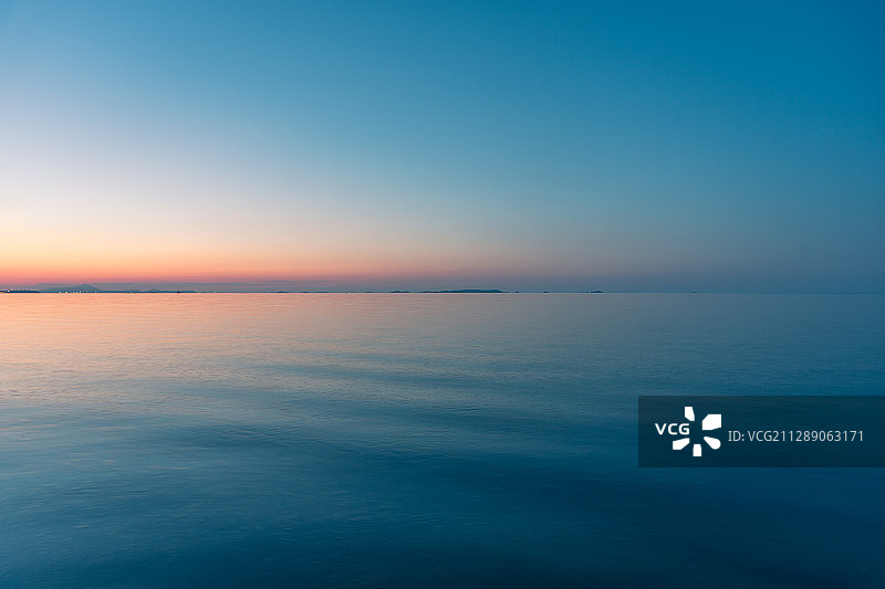 海面的黄昏图片素材
