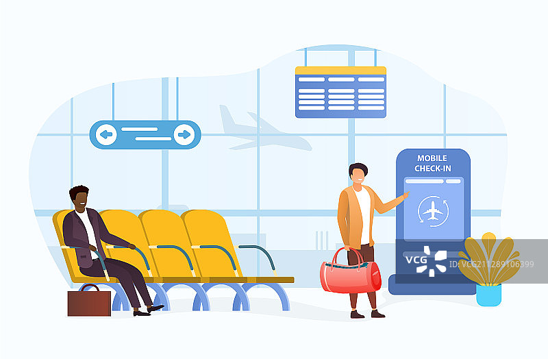 机场候机大厅2图片素材