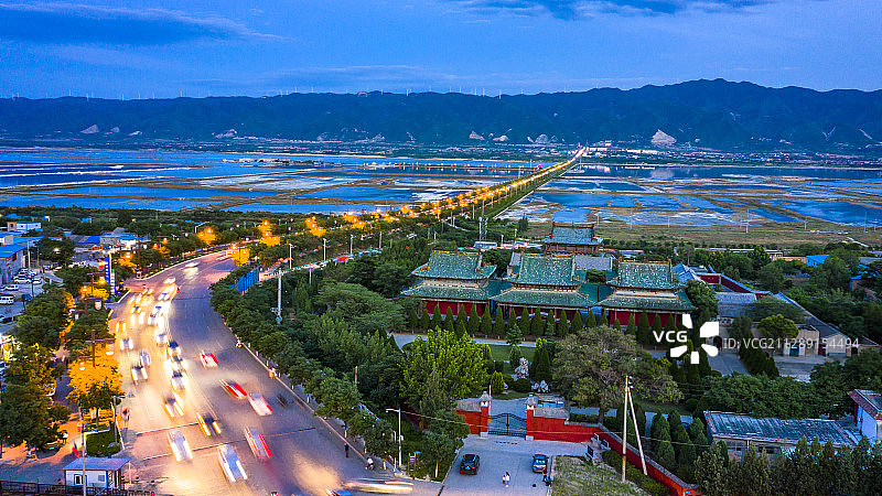 七彩盐湖•彩湖之畔魅力运城图片素材