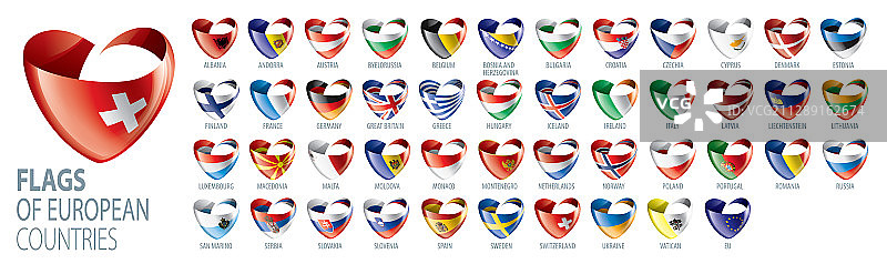 欧洲旗帜图片素材
