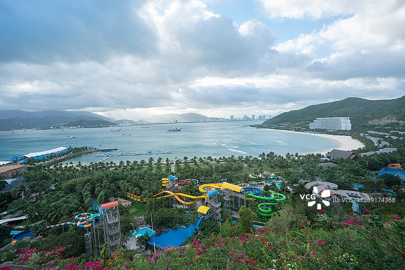 越南岘港巴拿山全景风光图片素材