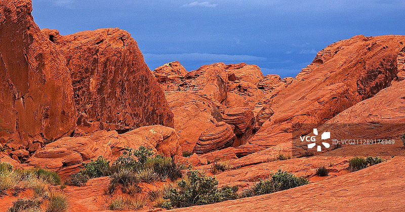 加州的红石峡谷图片素材