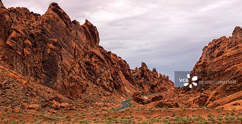 加州令人震撼的红石峡谷图片素材